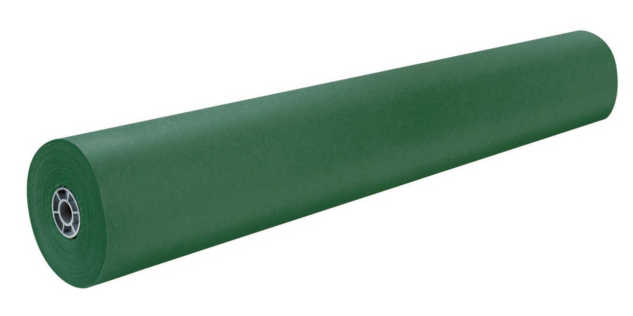 Rainbow Kraft Duo-Finish Kraft Paper Roll, 40 lb, 36 Inches x 1000 Feet, Emerald